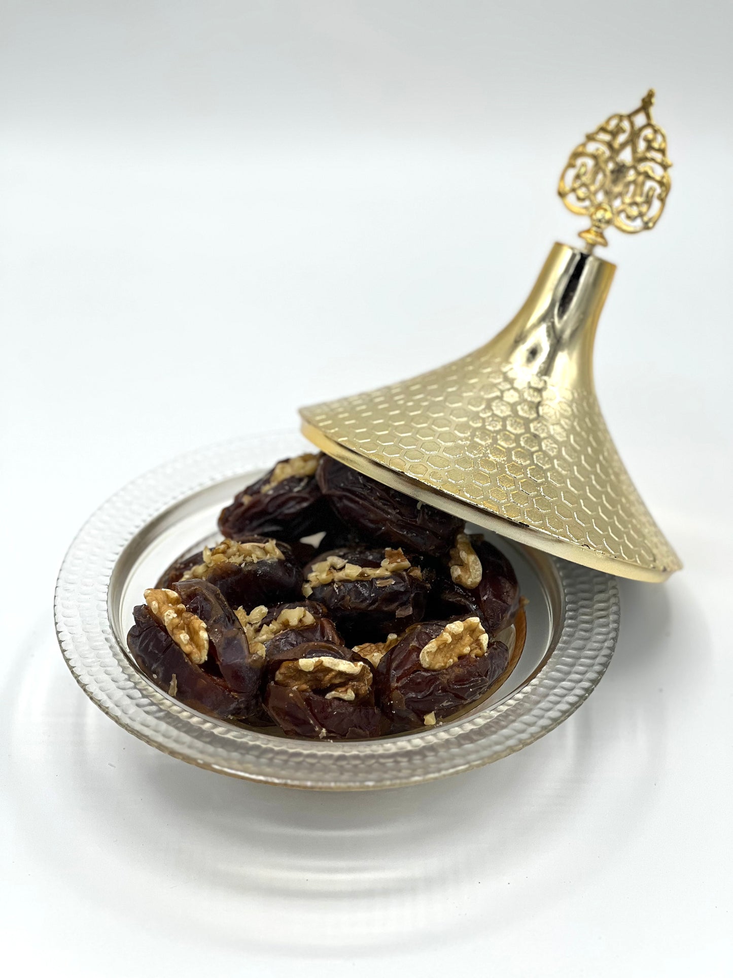 Luxueuze gouden serveerschaal